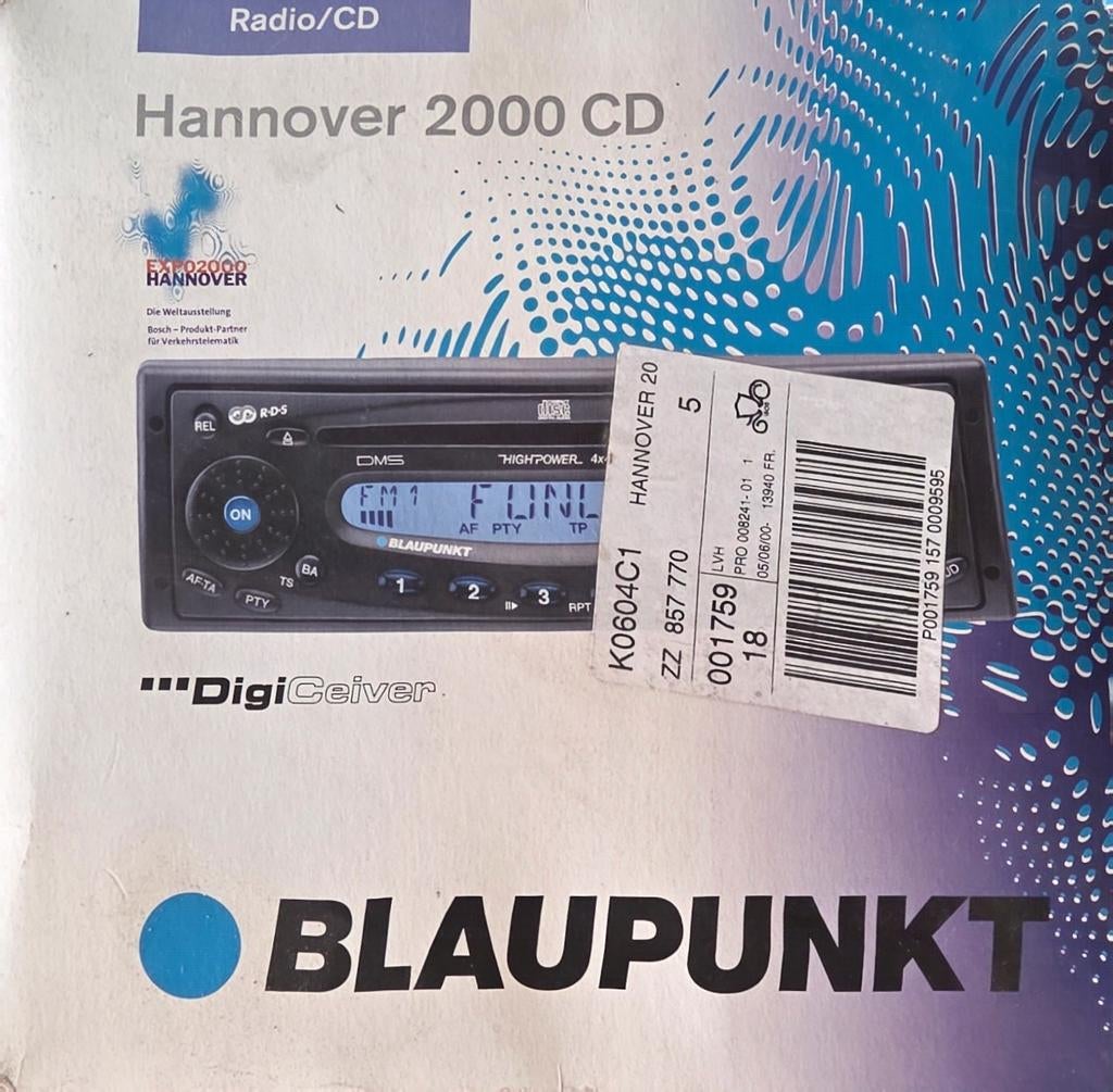 Blaupunkt radio/cd, Ophalen