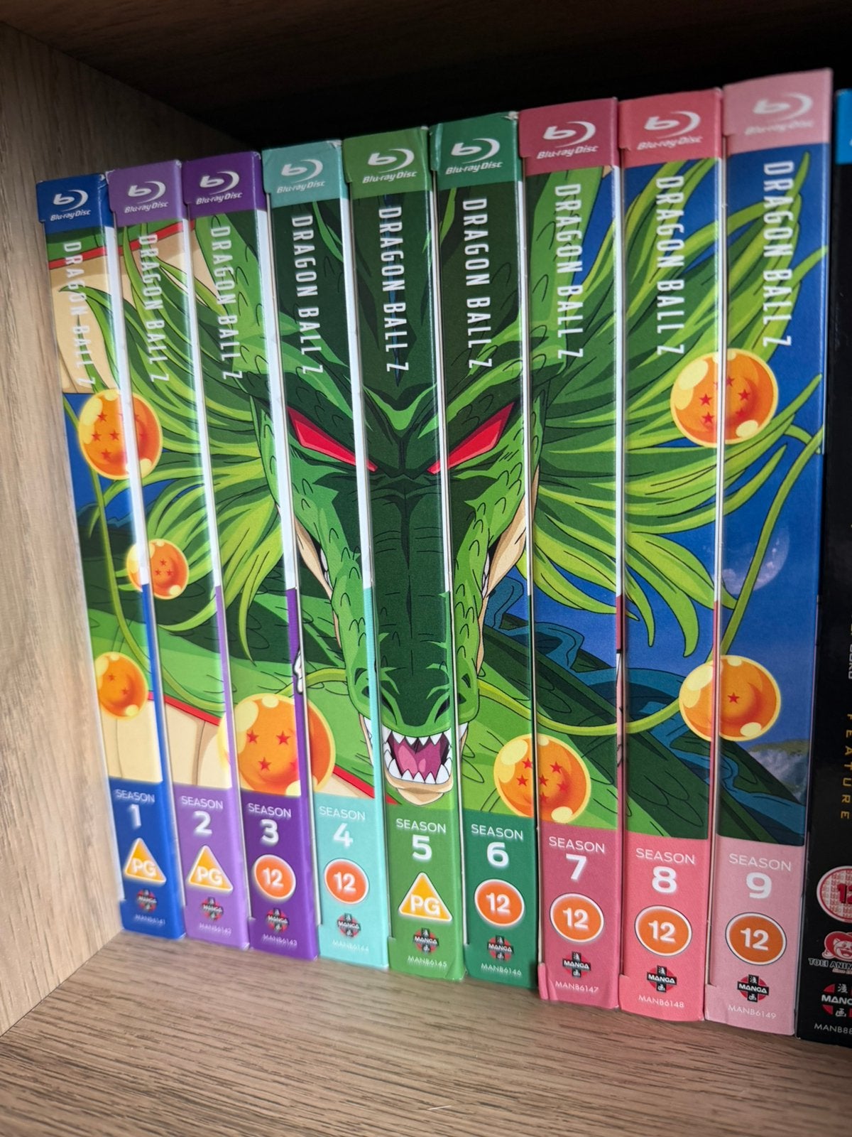Dragonball z blu ray seizoen 1-9 (volledig), Cd's en Dvd's, Ophalen of Verzenden, Zo goed als nieuw