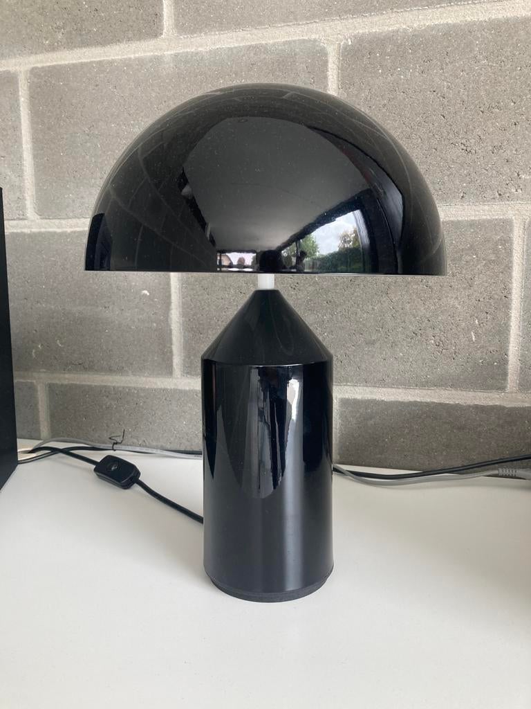 Oluce atollo lamp 35 cm zwart magistretti gloednieuw, Ophalen, Nieuw, Metaal, Minder dan 50 cm