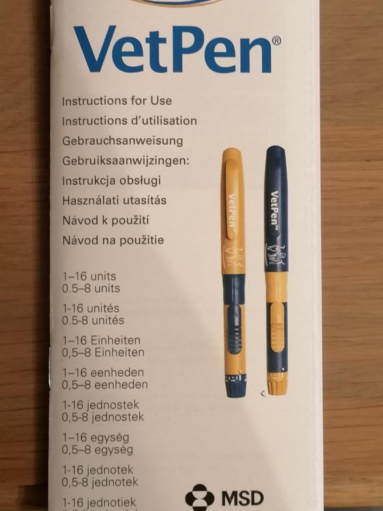 Vetpen automatische insulinespuit voor hond of kat, Enlèvement, Comme neuf