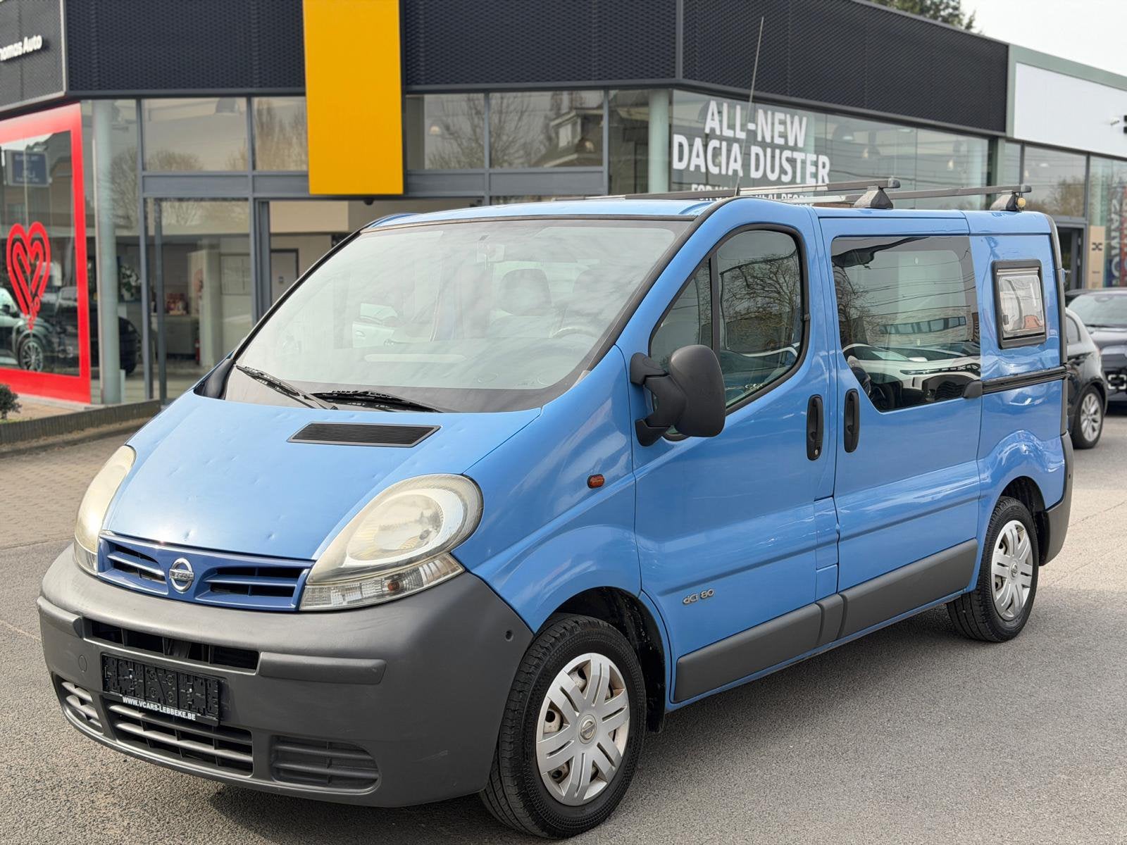 Nissan primastar 1ste eig. DUBBELE CABINE 6pl+ keuring vvk, Auto's, Bluetooth, Bedrijf, Te koop, Handgeschakeld
