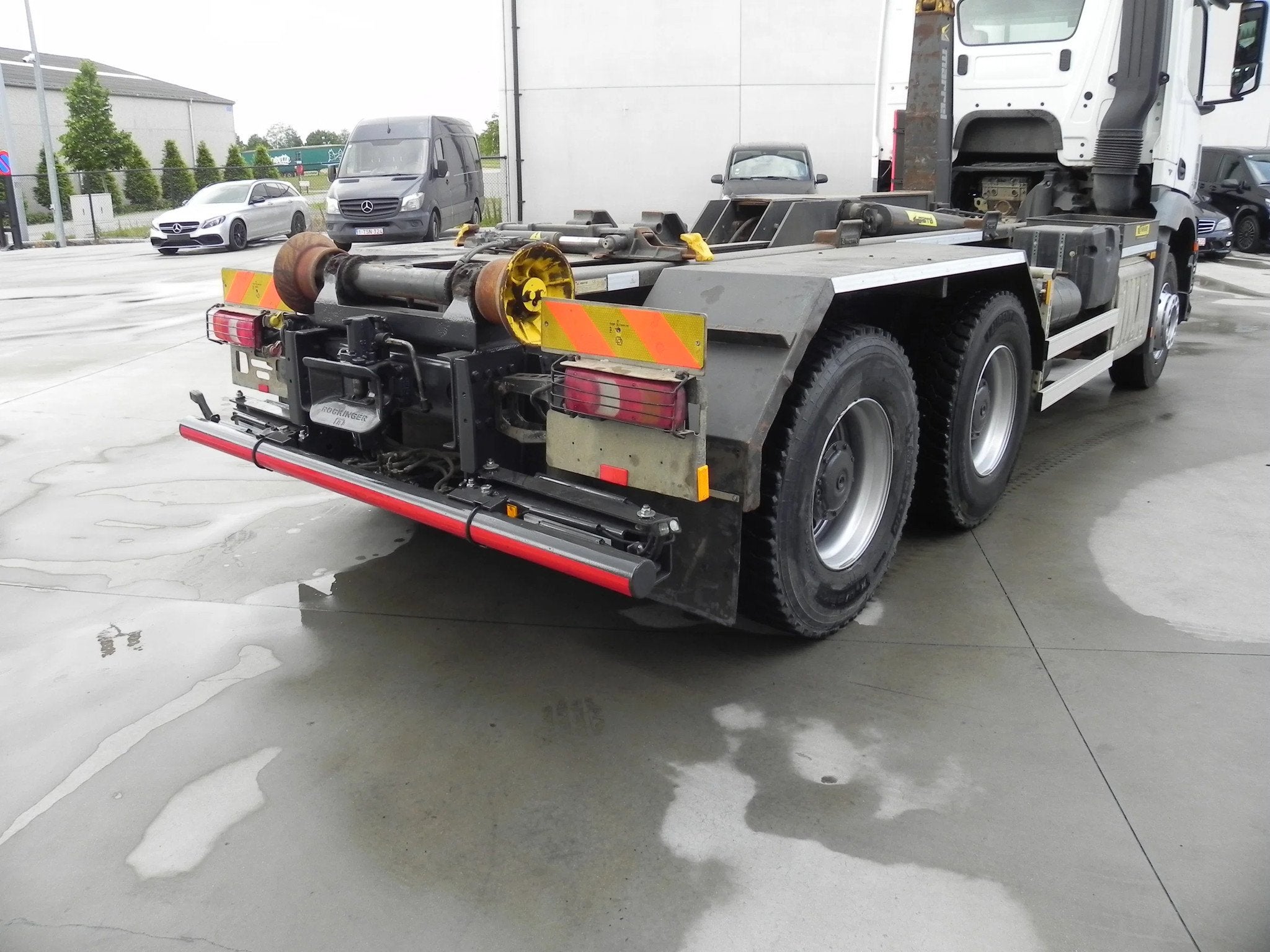 Mercedes-Benz Arocs 2645 containerhaaksysteem 6X4 met uitsch, Achat, Euro 6, Mercedes-Benz, Diesel