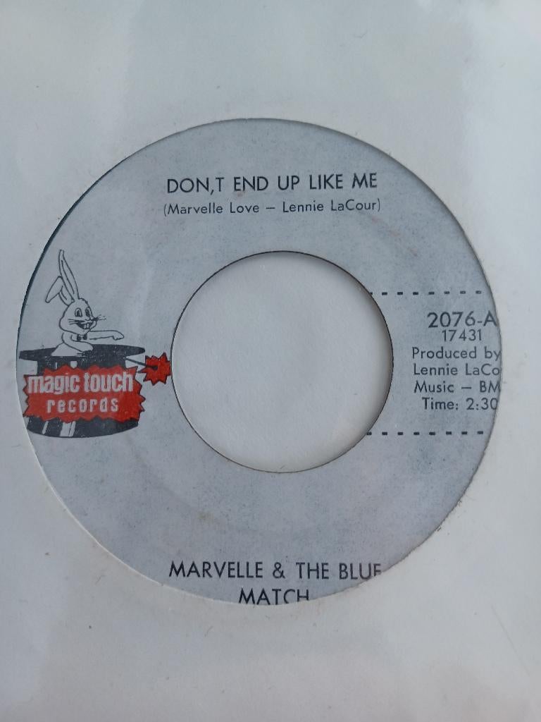 Marvelle & The Blue Match* – Don't End Up Like Me, Gebruikt, 7 inch, Single, Ophalen of Verzenden