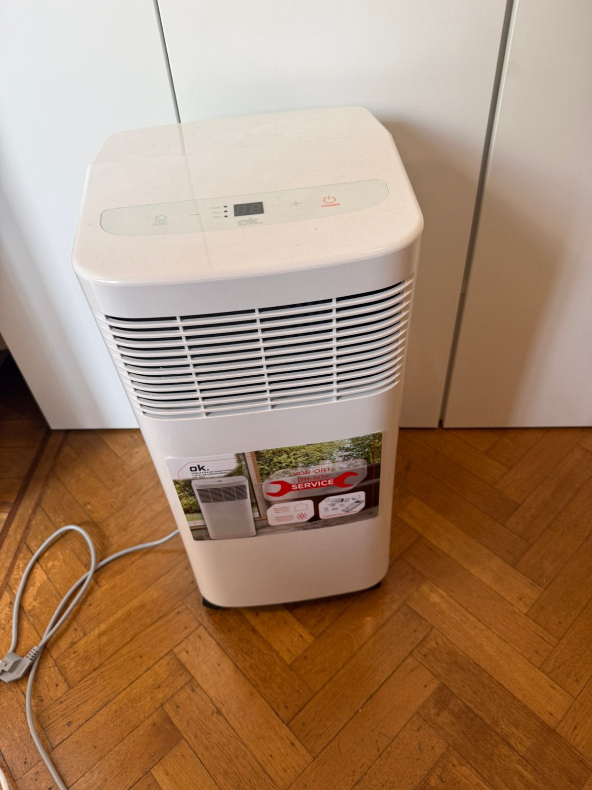 Mobiele airco OK OAC 5022 1 maal gebruikt, Ophalen, Zo goed als nieuw, Ventileren, Mobiele airco