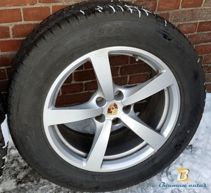 Porsche Macan origineel winterset 18 inch, Auto-onderdelen, Banden en Velgen, 18 inch, Gebruikt, 255 mm, -