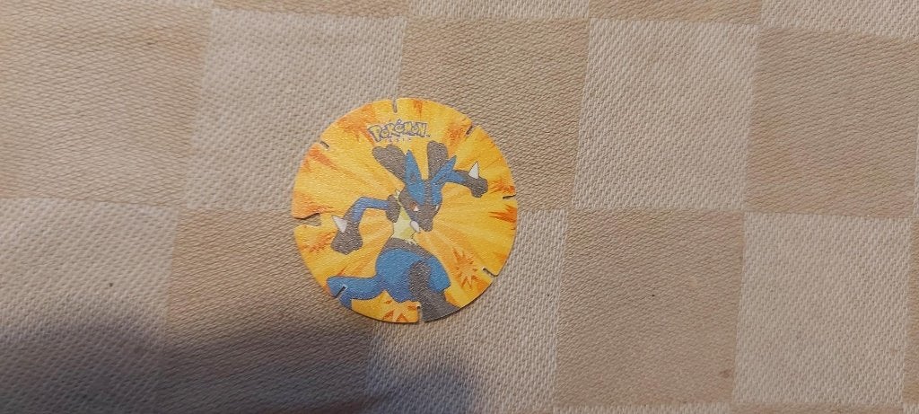 flippo pokemon chiki balls zeldzaam Lucario fraai, Verzamelen, Flippo's, Losse flippo's, Ophalen of Verzenden