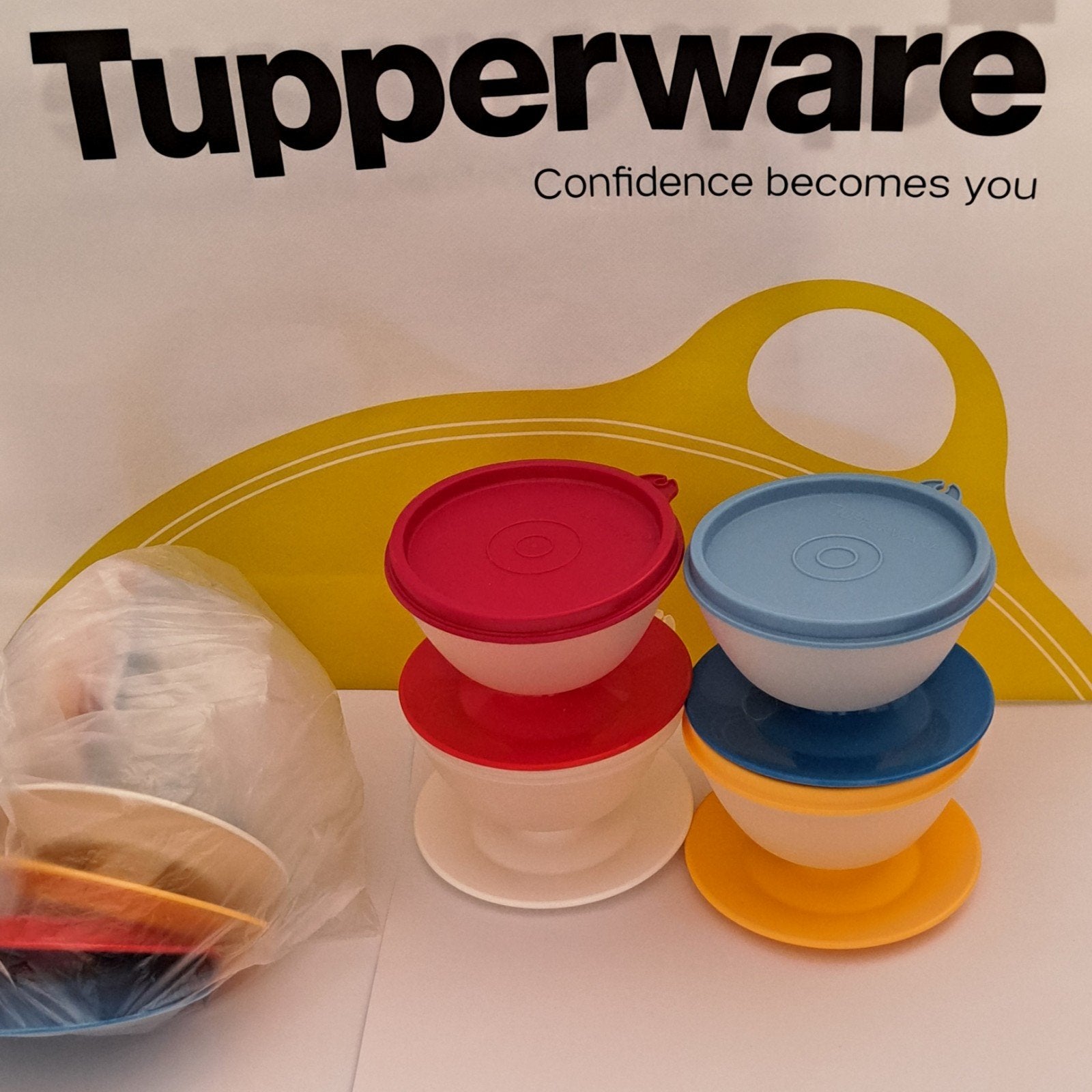 Tupperware vintage dessertkwartet, Ophalen of Verzenden, Nieuw