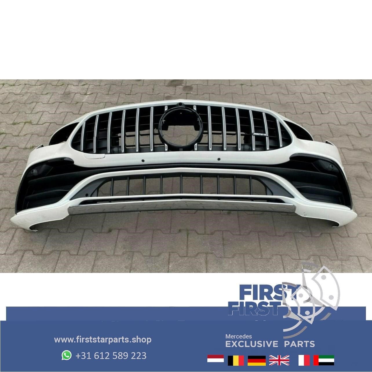 X290 W290 GT 43 53 4 DOORS COUPÉ AMG VOORBUMPER WIT COMPLEET, Autos : Pièces & Accessoires, Utilisé, -, Avant, -