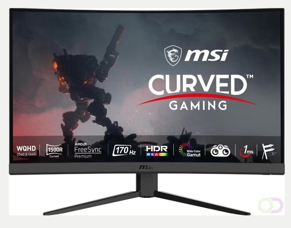 MSI Gaming monitor curved 31,5", Hoofdtelefoonaansluiting, VA, MSI gaming, DVI