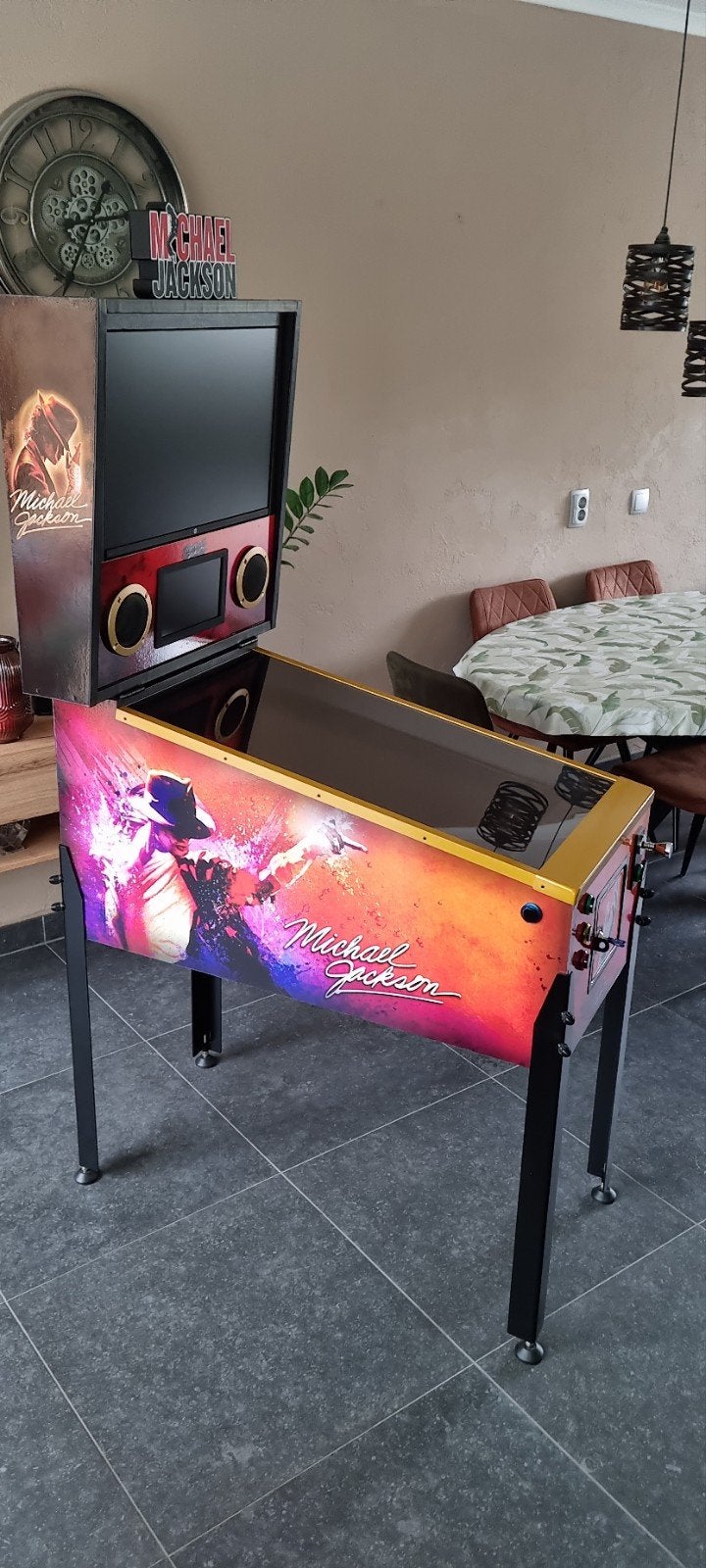 Pinball virtuel 32 pouces — Édition personnalisée Michael Ja, Collections, Enlèvement, Comme neuf, Électronique, Flipper (jeu)