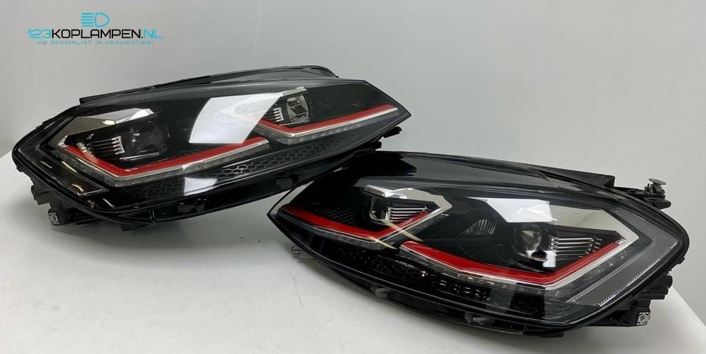 (VR) VW Volkswagen Golf GTI 7 Facelift Full LED koplamp link, Gebruikt, -, Volkswagen, -