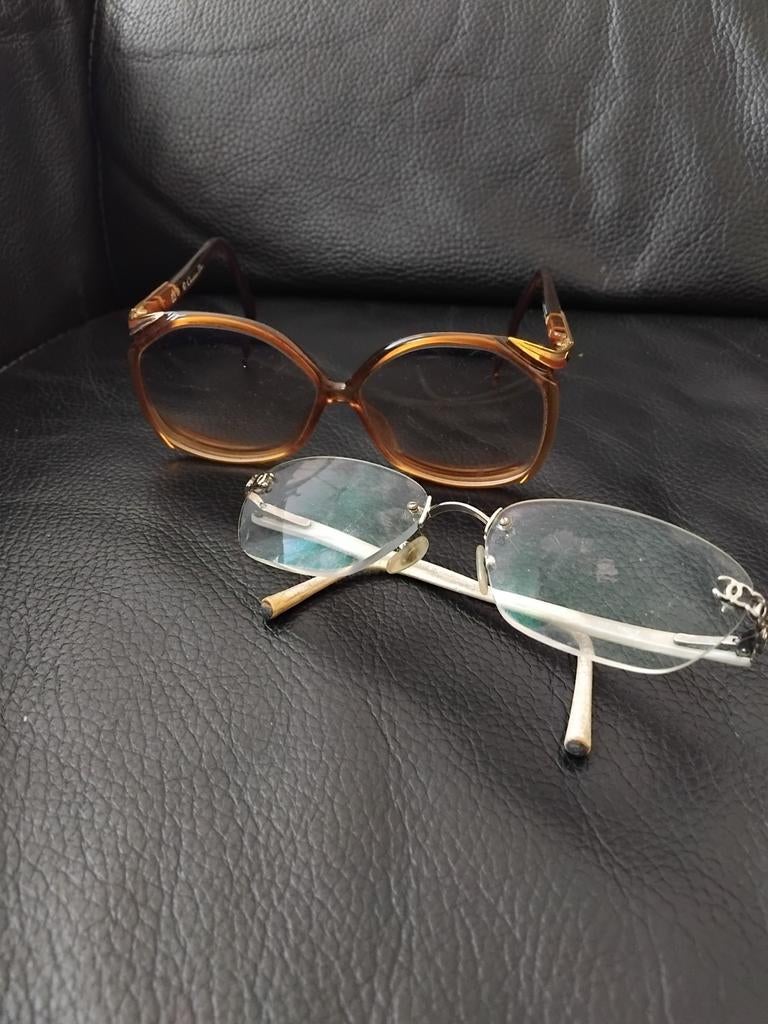 Lunettes de vue Christian Dior & Chanel Vtg., Enlèvement ou Envoi, Lunettes, Christian Dior