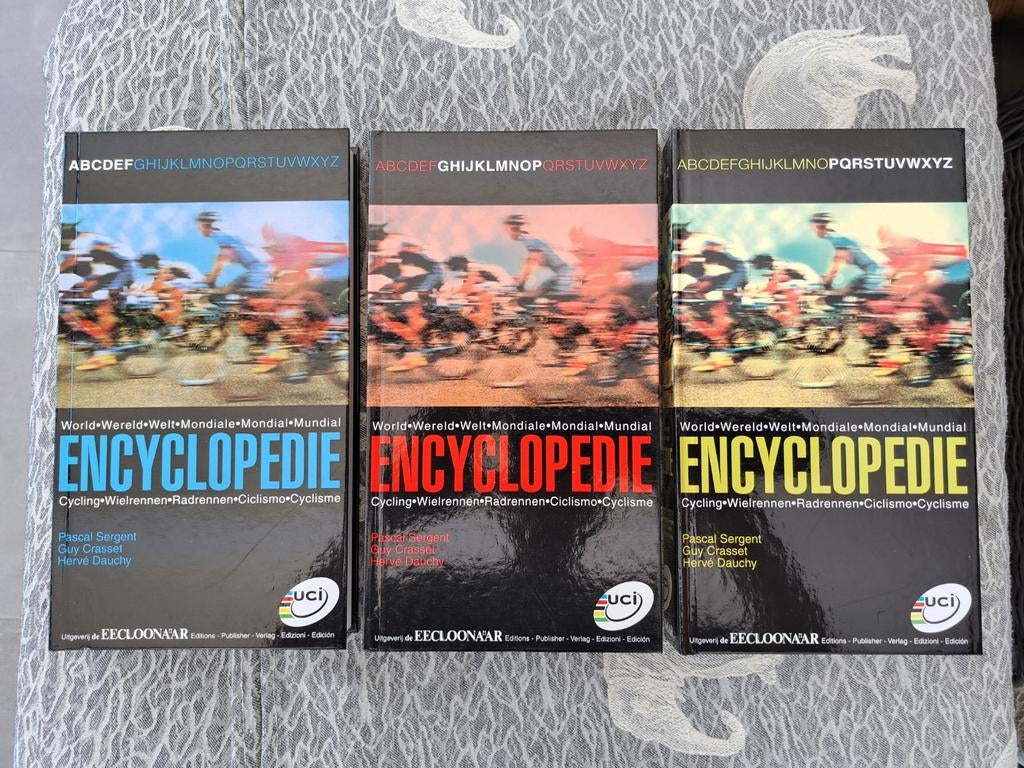 wielrennen: 3 delige wieler encyclopedie van de EECLONAAR, Ophalen of Verzenden, Nieuw, Lopen en Fietsen