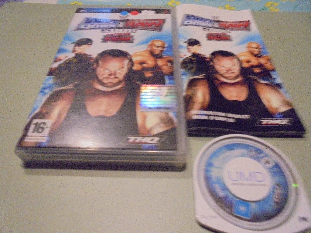 PSP Smack Down VS Raw 2008 (EGW) (CIB), Consoles de jeu & Jeux vidéo, Enlèvement ou Envoi, 1 joueur, À partir de 16 ans, Utilisé