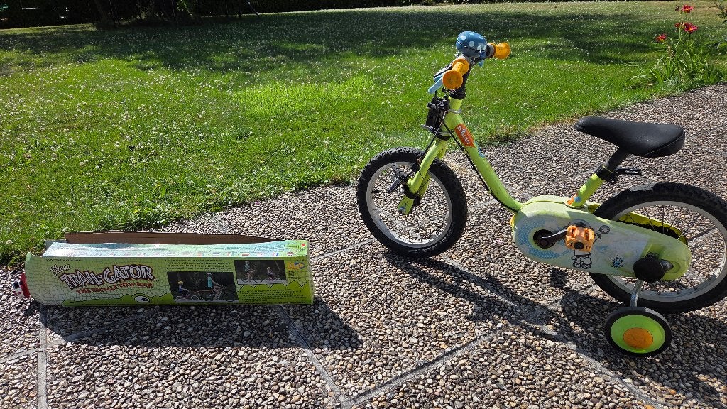 Vélo enfant BTWIN 14" + Barre Trail-Gaitor, Vélos & Vélomoteurs, Vélos | Vélos pour enfant, Stabilisateurs, Enlèvement, Utilisé