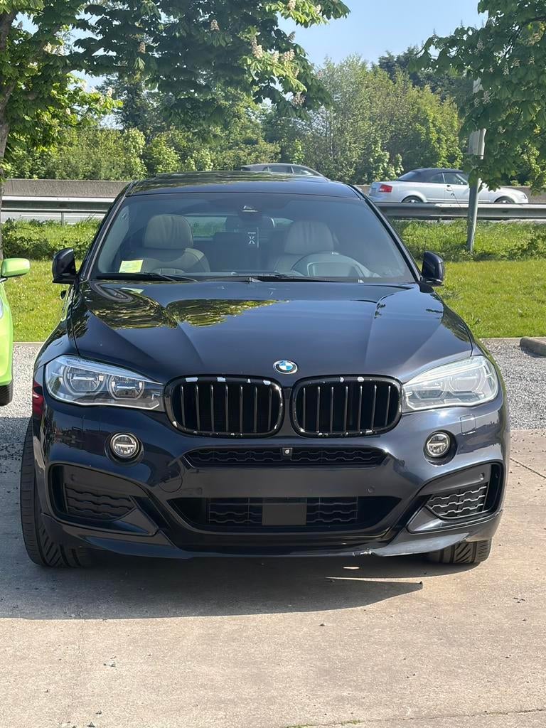 Bmw x6, Auto's, BMW, Automaat, 4 deurs, Blauw, Vierwielaandrijving
