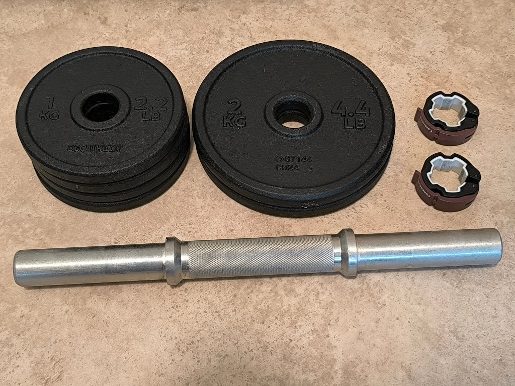 Kit haltère de musculation Decathlon, Enlèvement, Bras, Haltère