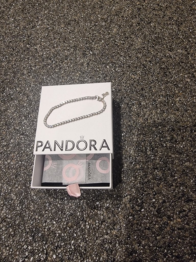 Armband pandora, Bijoux, Sacs & Beauté, Enlèvement ou Envoi, Comme neuf, Autres couleurs, Argent