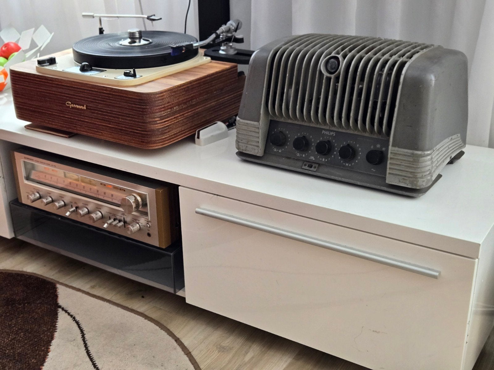 Philips el 6420 buizen versterker jaren 50, Ophalen