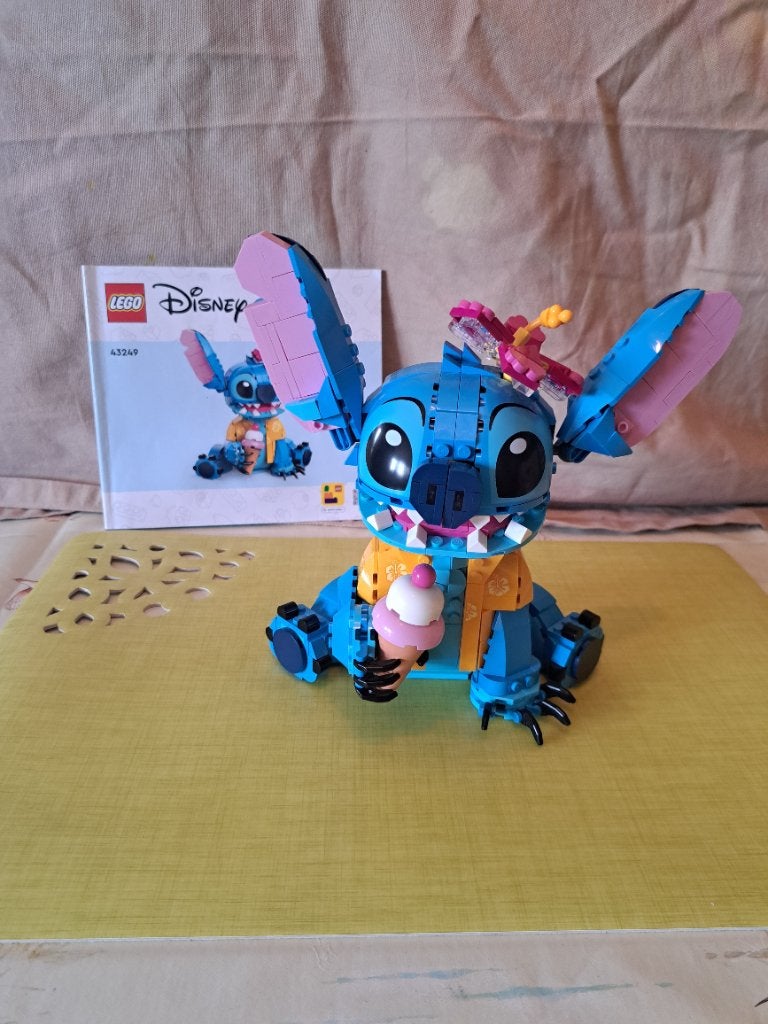 LEGO Disney 43249 Stitch, Kinderen en Baby's, Lego, Ophalen of Verzenden, Zo goed als nieuw, Compleet