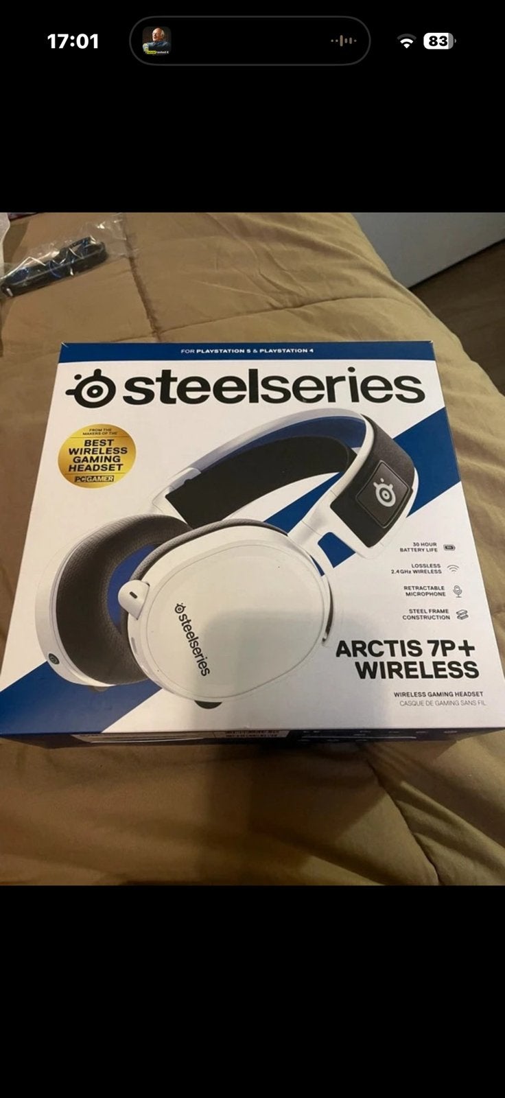 Steelseries Arctis 7P+ sans fil, Neuf, Enlèvement ou Envoi, Casque gamer, On-ear