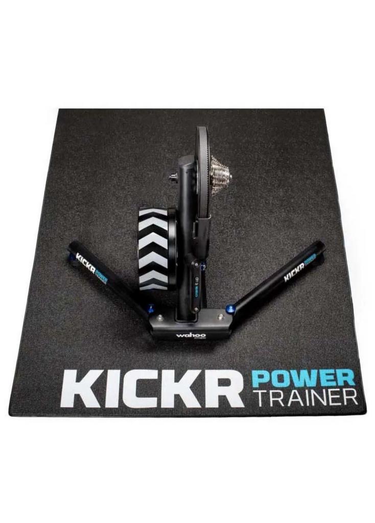 PERFECTE STAAT Wahoo Kickr Power Trainer V5  + Kickr Mat, Sport en Fitness, Wielrennen, Ophalen, Zo goed als nieuw