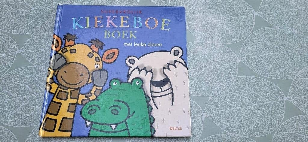 Kiekeboe boek openklapbaar (zie foto's), Enlèvement ou Envoi, Comme neuf, 1 à 2 ans