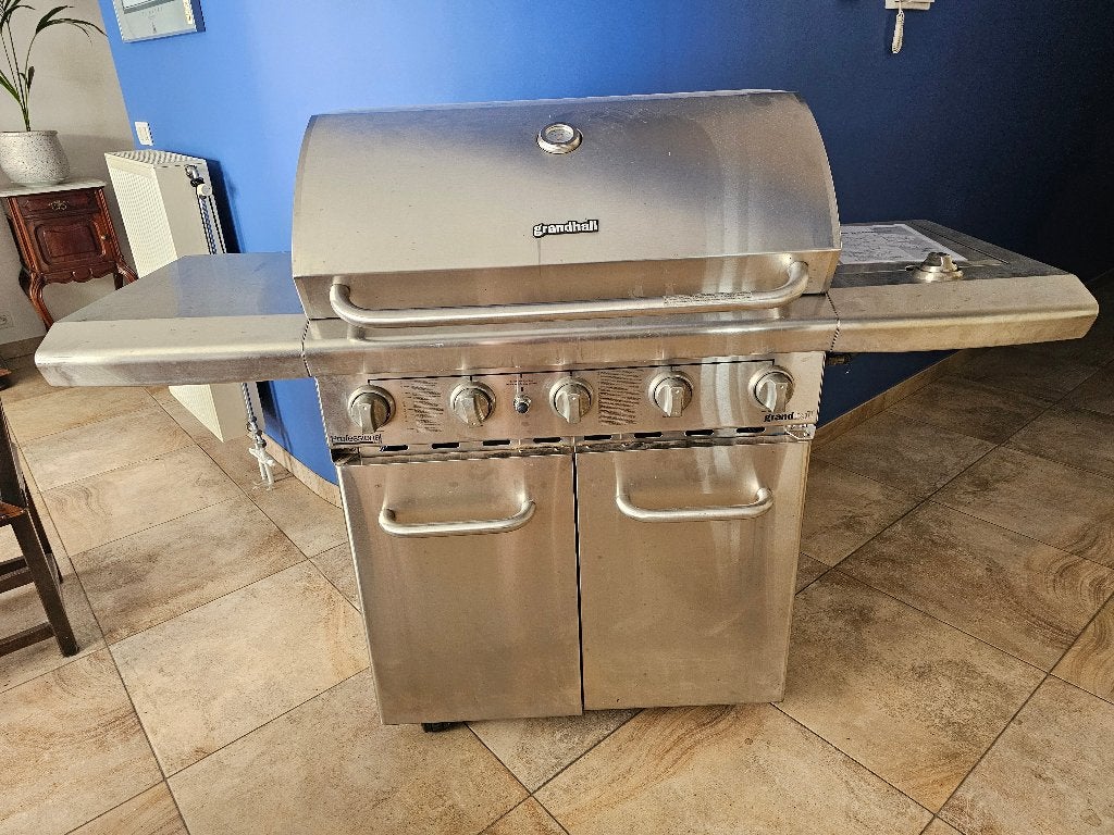 Gas barbecue, Ophalen, Gebruikt, Grandhall