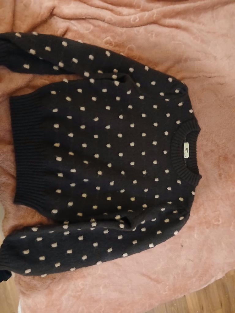 Trui met stipjes, Taille 36 (S), Enlèvement, Porté, Blanc