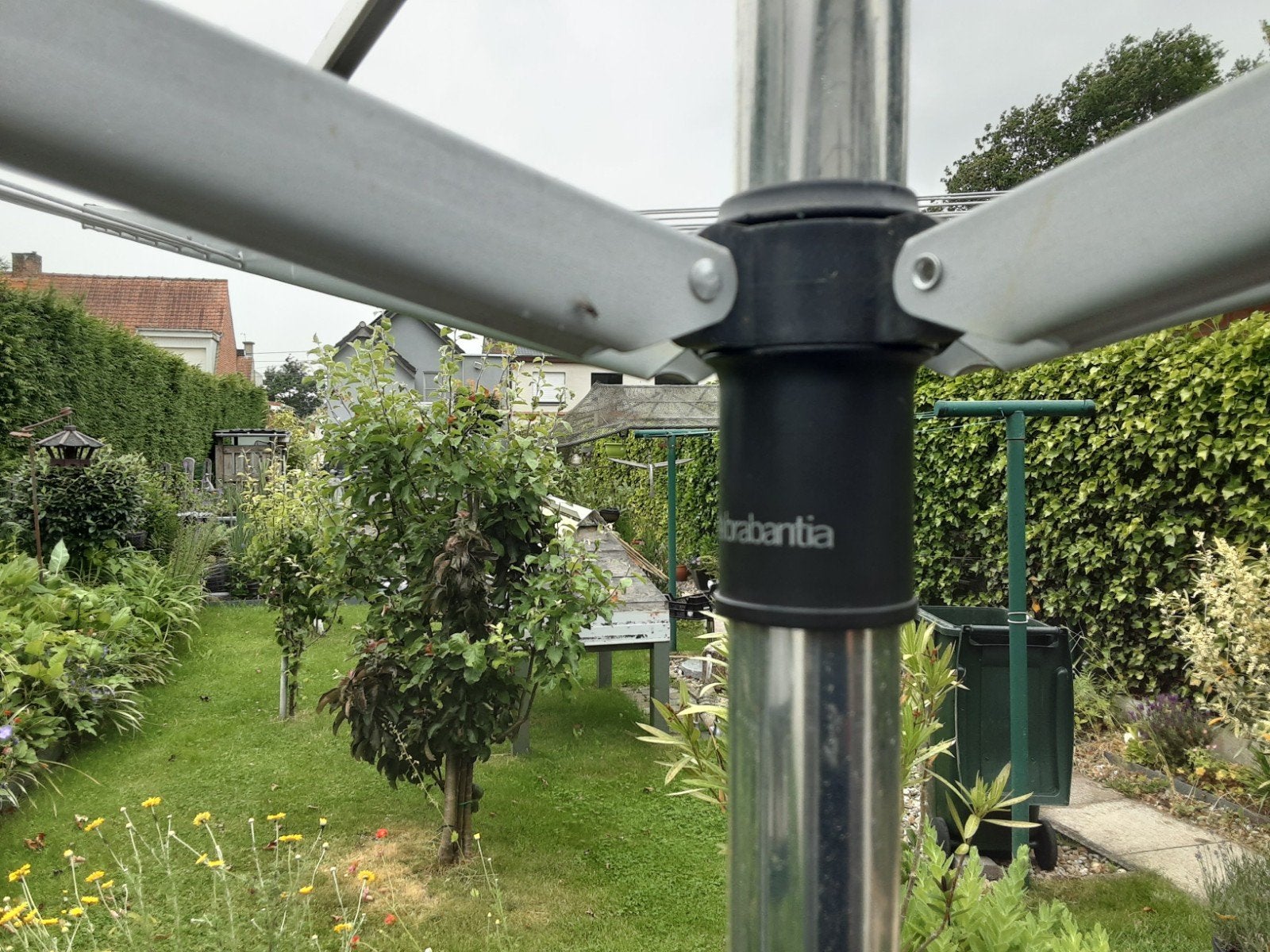 Brabantia droogmolen metallic met betonanker, Tuin en Terras, Ophalen