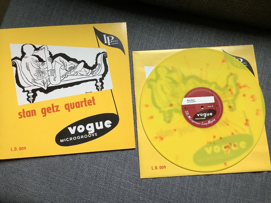 Stan Getz Quartet / Vogue yellow vinyle. MINT 180 gram, CD & DVD, Vinyles | Jazz & Blues, Enlèvement ou Envoi, Comme neuf, Vinyle coloré