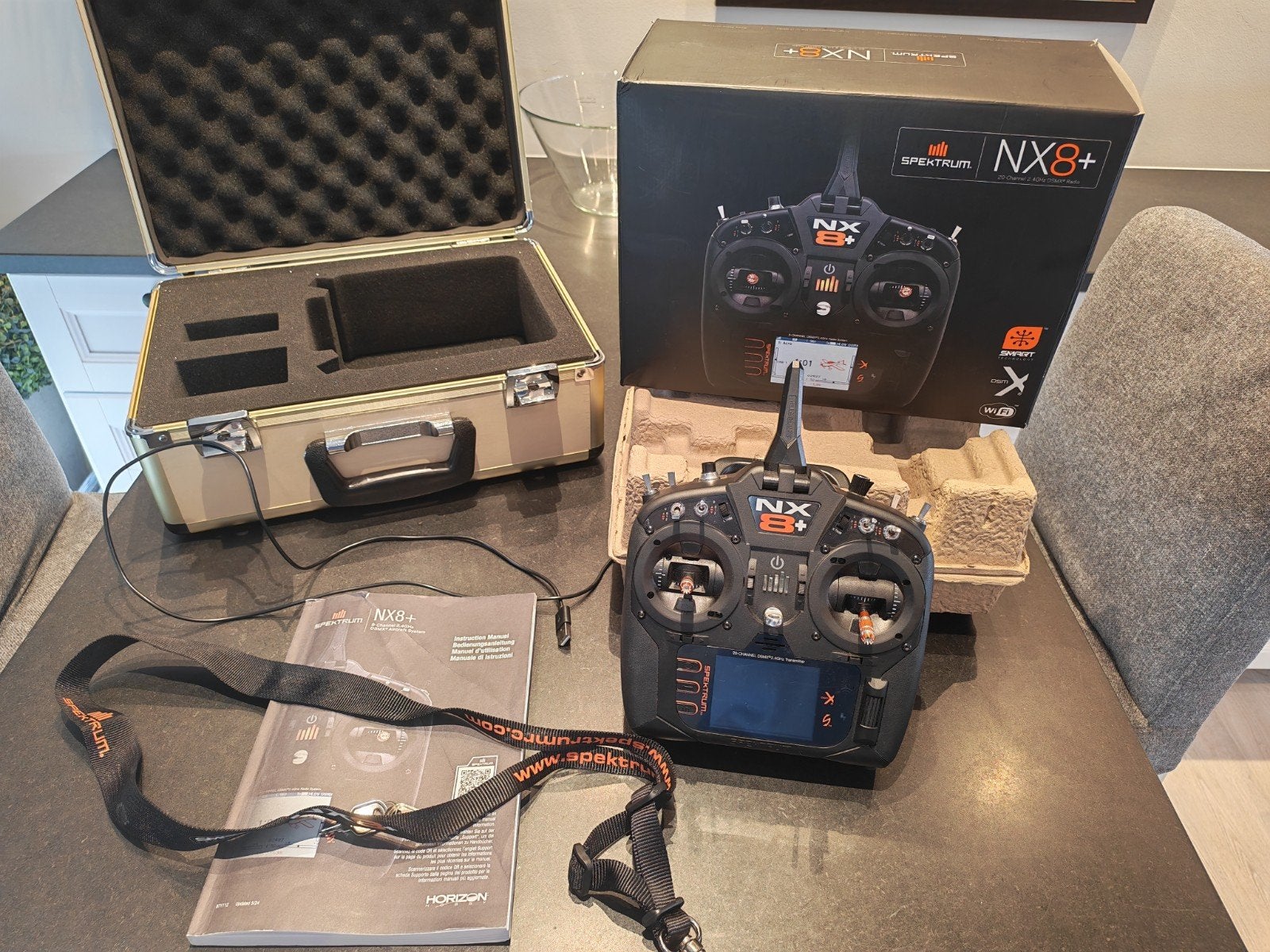 spektrum NX8+ 20 kanaals sender, Hobby en Vrije tijd, Modelbouw | Radiografisch | Helikopters en Quadcopters, Ophalen of Verzenden