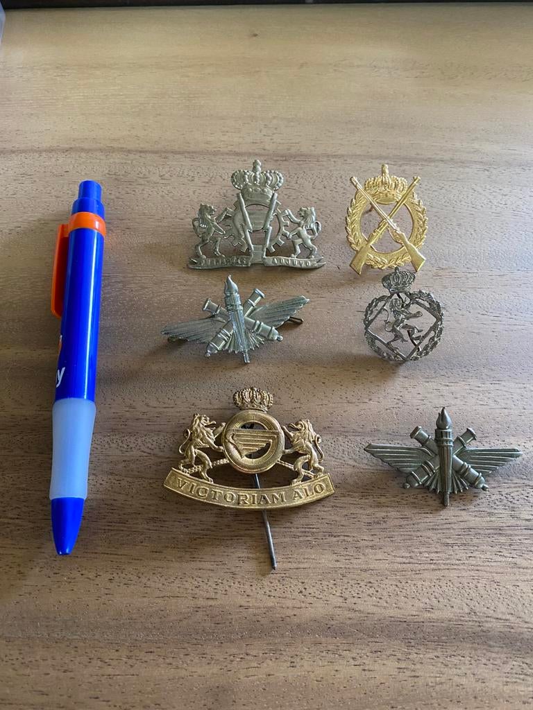 Lot 1 insignes, Ophalen of Verzenden