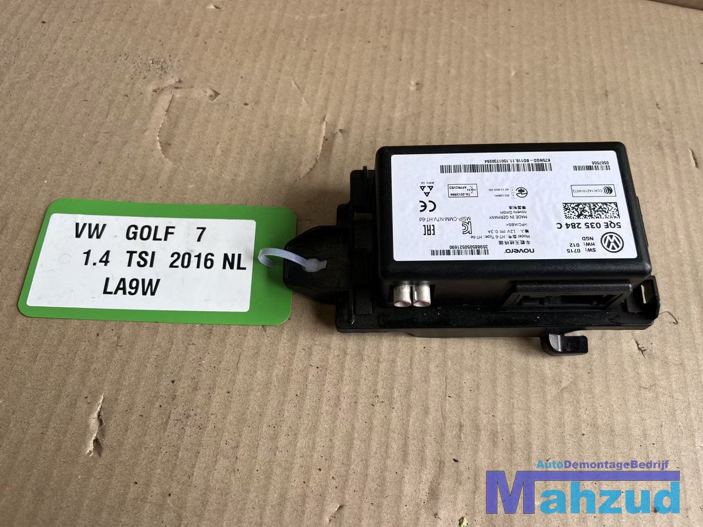 VW GOLF 7 ONLINE Diensten module 5QE035284C 2012-2021, Volkswagen, Volkswagen AG, Vw@volkswagen.de, Utilisé