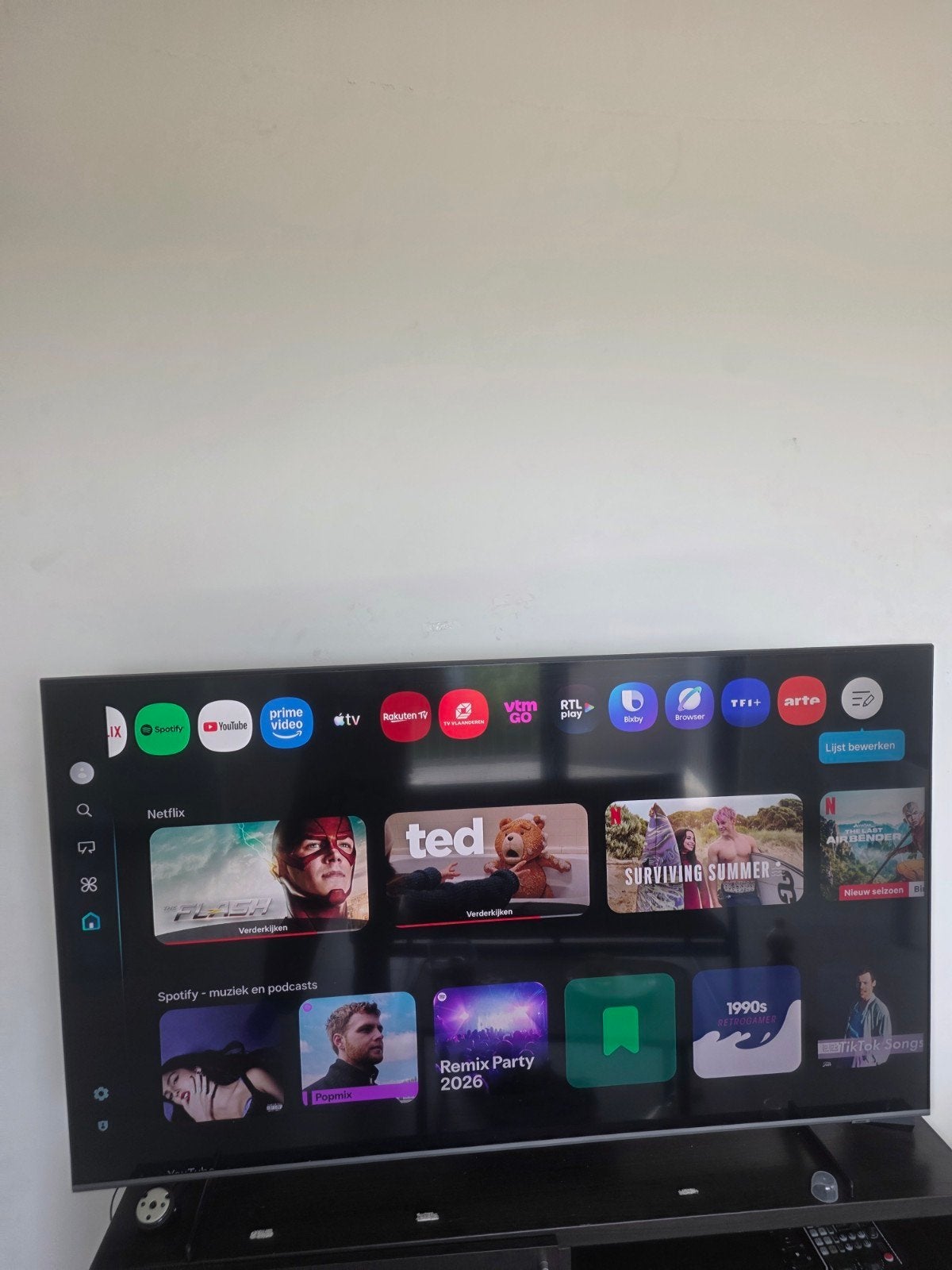 samsung smart tv, Audio, Tv en Foto, Televisies, Ophalen, QLED, Zo goed als nieuw, Samsung