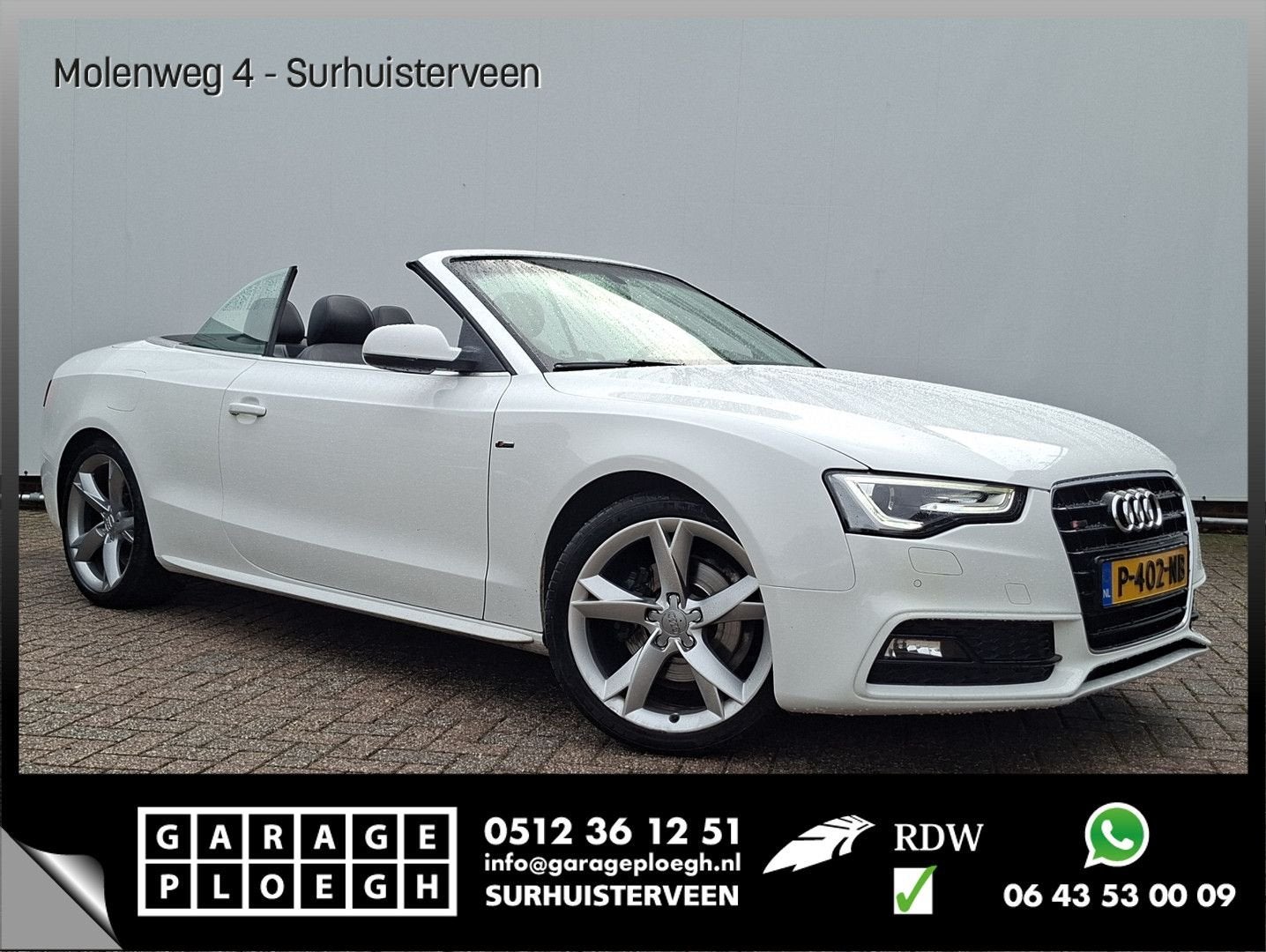 Audi A5 Cabriolet 1.8 TFSI Pro Line S Open Days cuir Sport, Autos, Audi, Achat, Entreprise, Cabriolet, Automatique