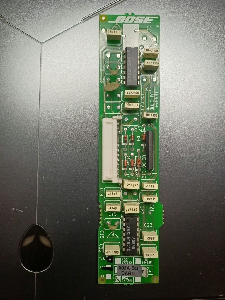 EQ Card Bose voor de 502 a luidspreker, Ophalen, Overige typen, Zo goed als nieuw, Bose