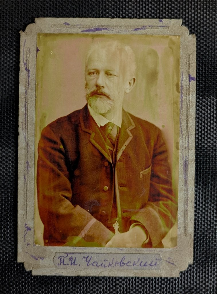 Portret van de P. ​​I. Tsjaikovski, Verzenden, Gebruikt, Buitenland, Foto