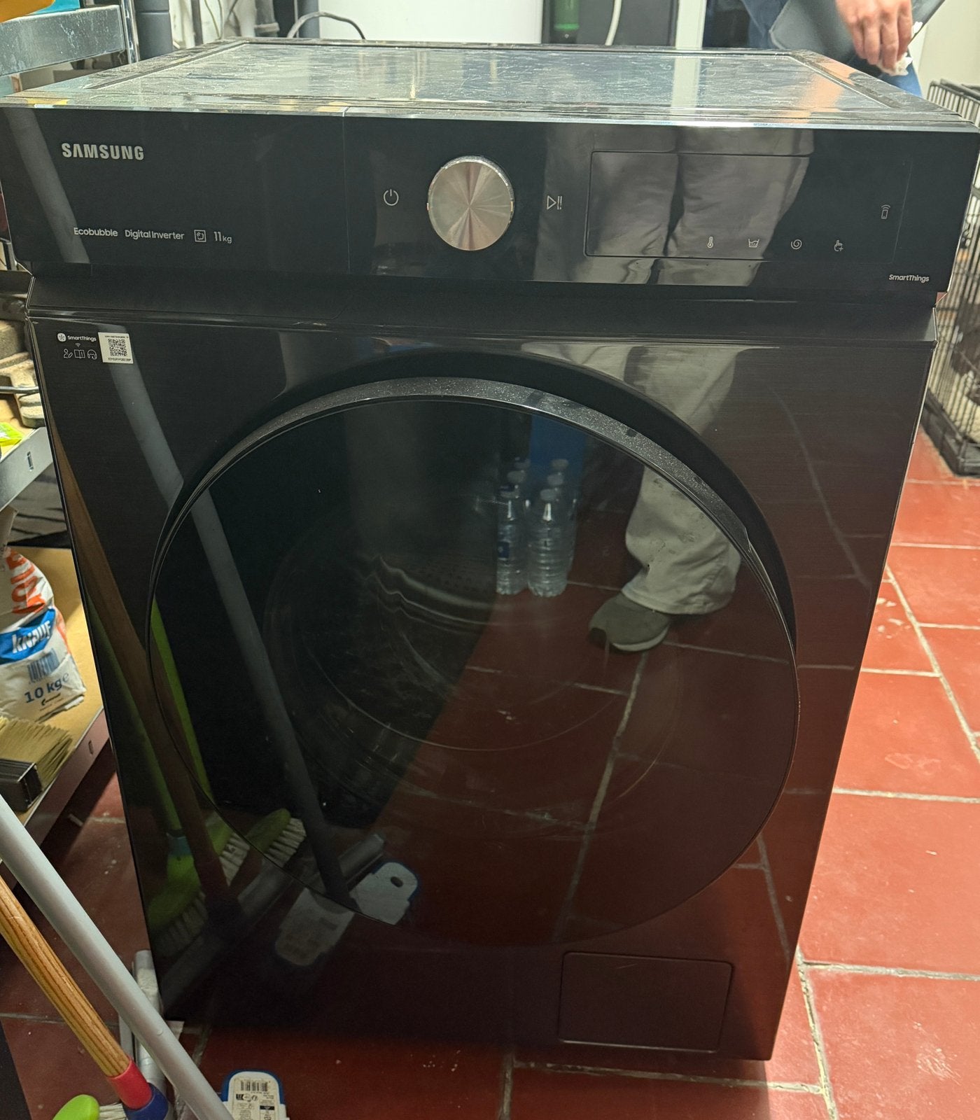 Samsung EcoBubble wasmachine– voor onderdelen of herstelling, Ophalen, 1200 tot 1600 toeren, 10 kg of meer, Voorlader
