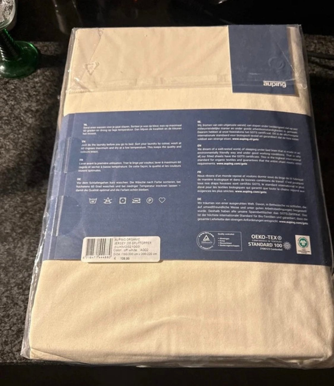 Auping hoeslaken splittopper nieuw, Enlèvement ou Envoi, Comme neuf, Auping