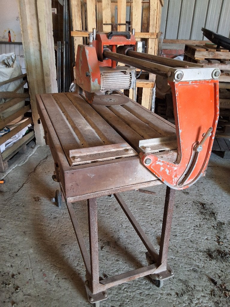 Steenzaag tafel, Ophalen, Gebruikt, Overige typen, 30 tot 70 mm