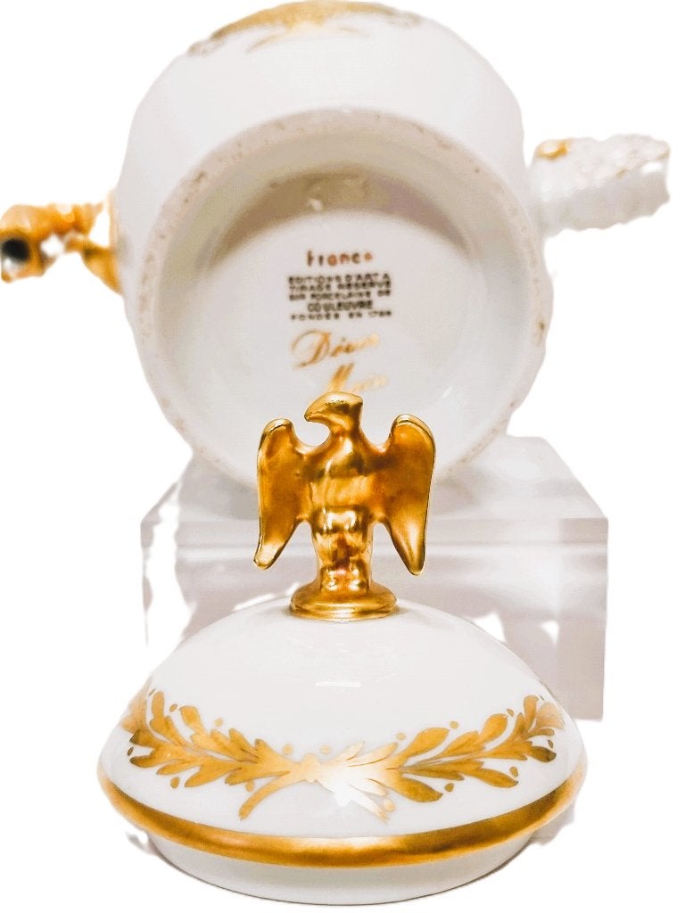 Franse koffiepot in Empire stijl - Limoges - 24K, Antiek en Kunst, Ophalen of Verzenden