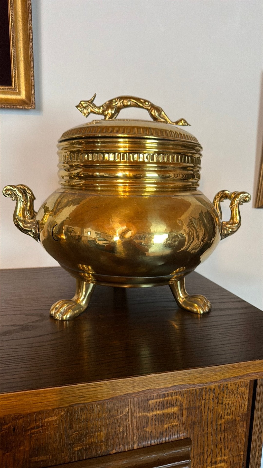 Koperen pot, Antiek en Kunst, Ophalen, Koper