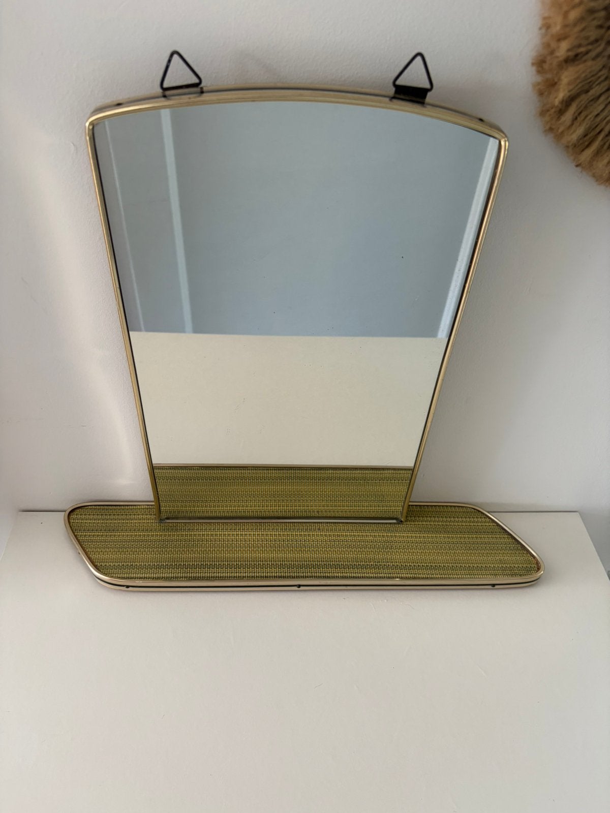 Wand spiegel | Vintage, Huis en Inrichting, Woonaccessoires | Spiegels, Gebruikt, 50 tot 75 cm, Minder dan 100 cm, Overige vormen