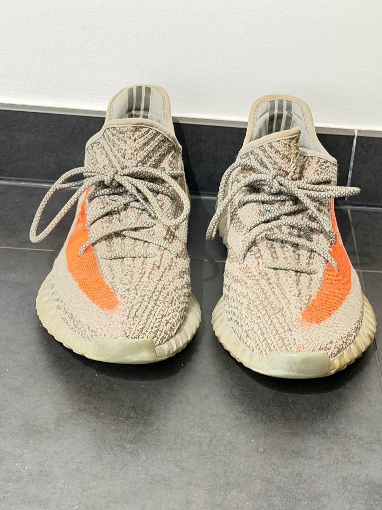 Adidas Yeezy Boost 350 V2 oranje grijs, Autres couleurs, Comme neuf, Baskets, Enlèvement