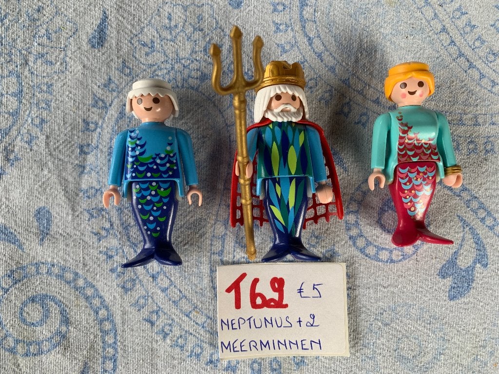PLAYMOBIL: T62: NEPTUNUS EN ZEEMEERMINNEN, Losse onderdelen, Fantasy, Ophalen of Verzenden, Zo goed als nieuw