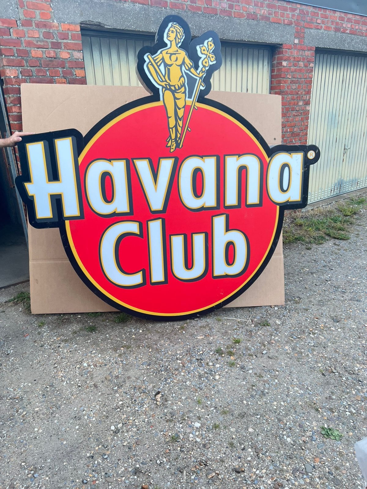 Reclame bord, Ophalen