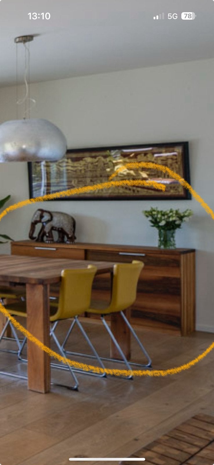 Dressoir kastje 100% notenhout, Huis en Inrichting, Ophalen, Zo goed als nieuw, Overige houtsoorten
