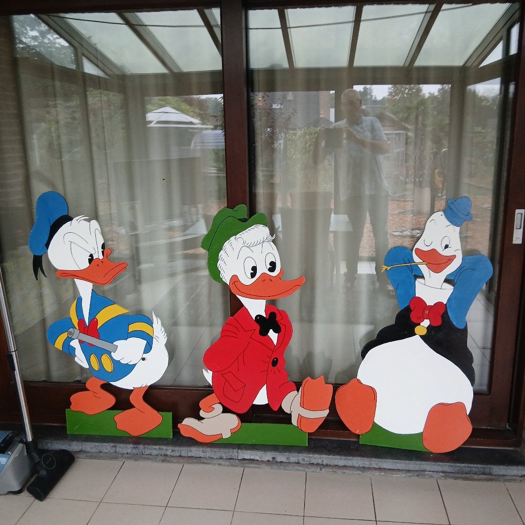 reclamebord & walt disney & donald duck + vrienden, Verzamelen, Ophalen, Zo goed als nieuw, Reclamebord