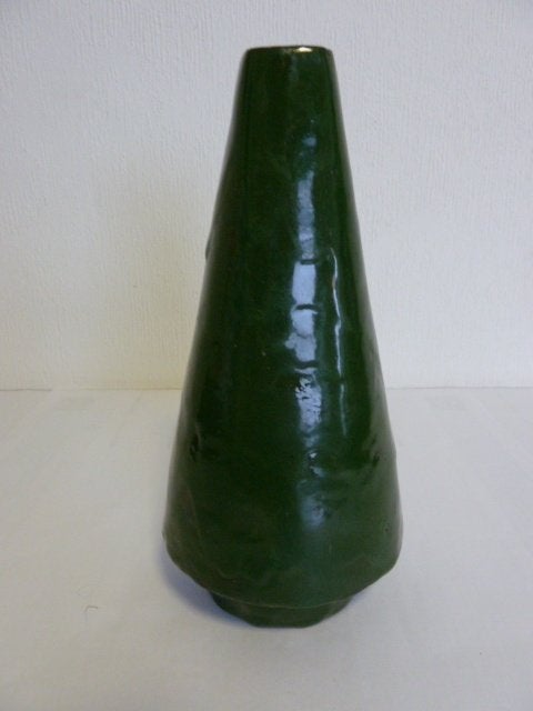 Keramiek/aardewerk vaas 26cm, Ophalen of Verzenden